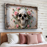 3D Rose And Skull Wall Art V - Tailored Canvases - Flyclothing LLC