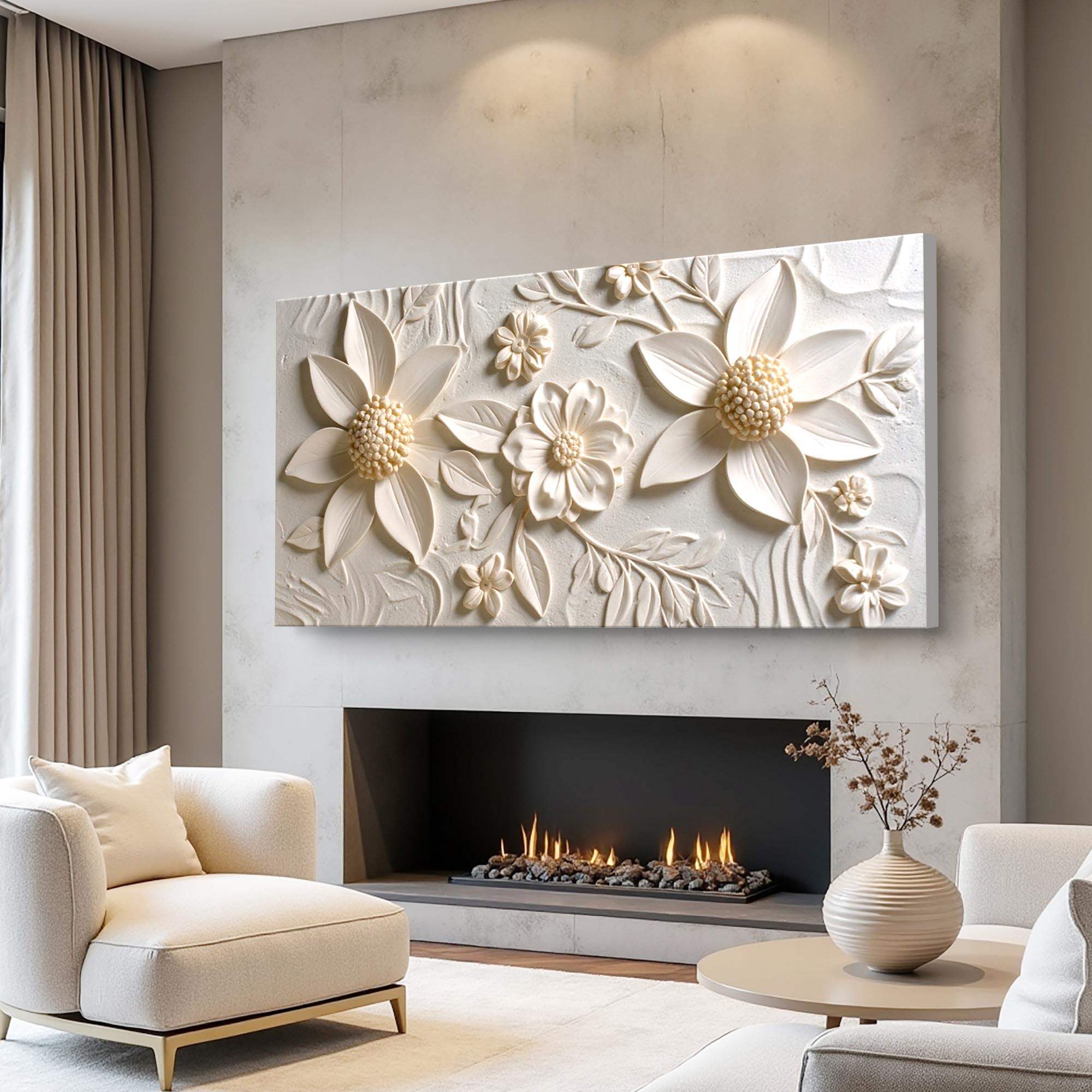 Floral Abstract Wall Art II - Tailored Canvases - Flyclothing LLC