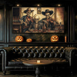 Cowboy Skeletons Western Bar Wall Art - Tailored Canvases - Flyclothing LLC