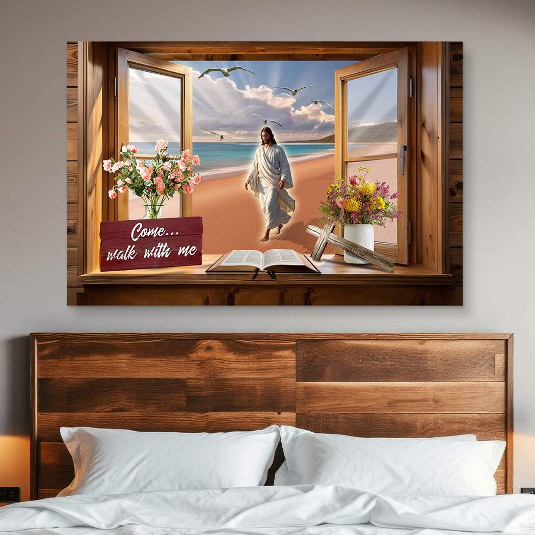 I Will Walk By Faith Faith Sign - Tailored Canvases - Flyclothing LLC