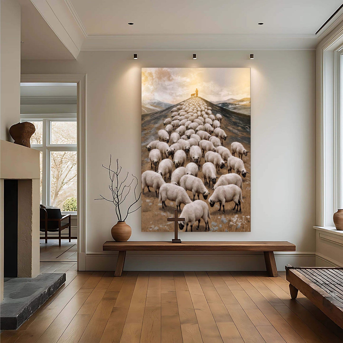 Parable Of The Lost Sheep Faith Wall Art II - Tailored Canvases - Flyclothing LLC