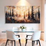 Rustic Forest Sunset Wall Art - Tailored Canvases - Flyclothing LLC
