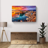 Sunset Beach Skies Family Names Sign - Tailored Canvases - Flyclothing LLC