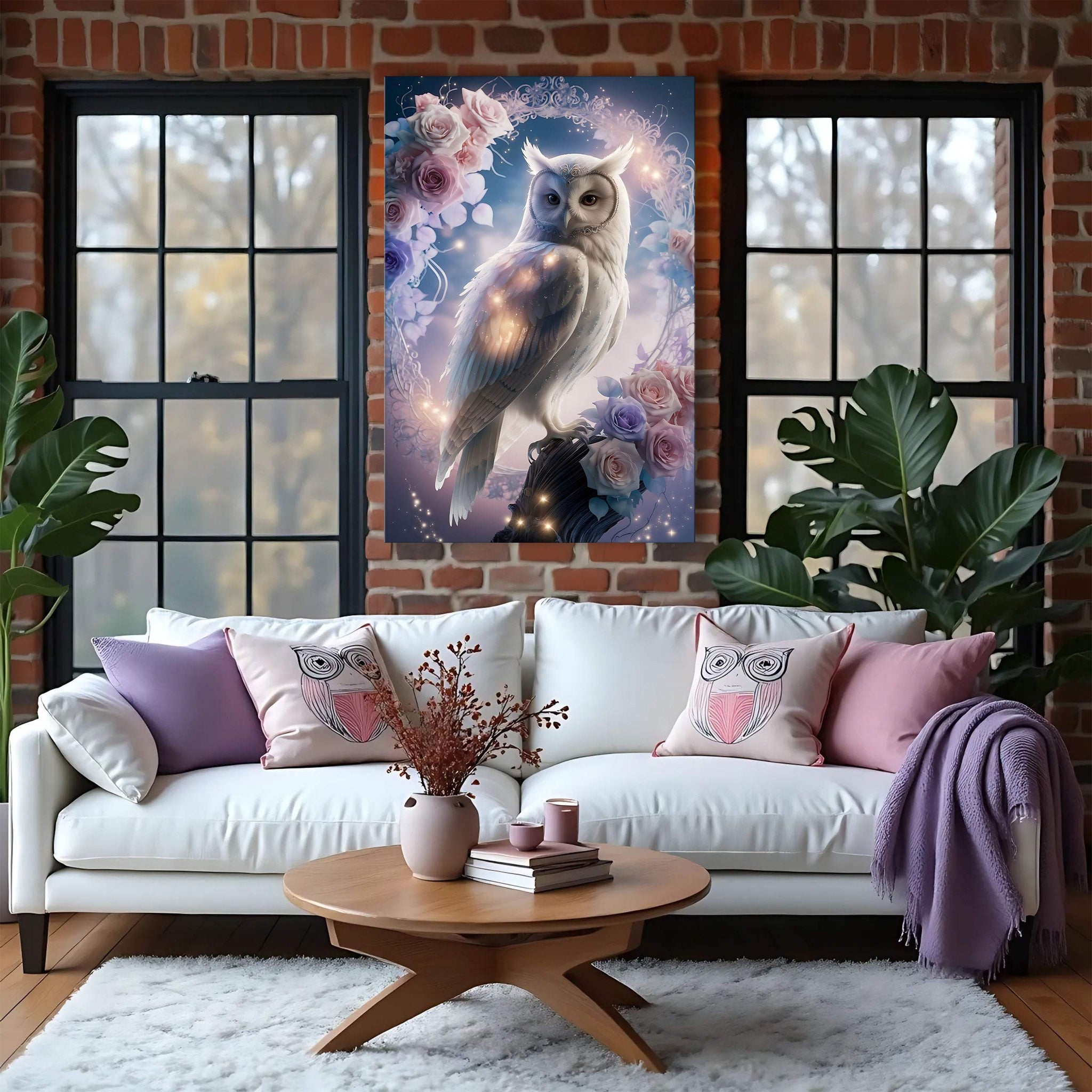 3D Owl Wall Art - Tailored Canvases - Flyclothing LLC