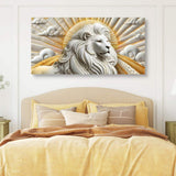 3D Majestic Lion Wall Art III - Tailored Canvases - Flyclothing LLC