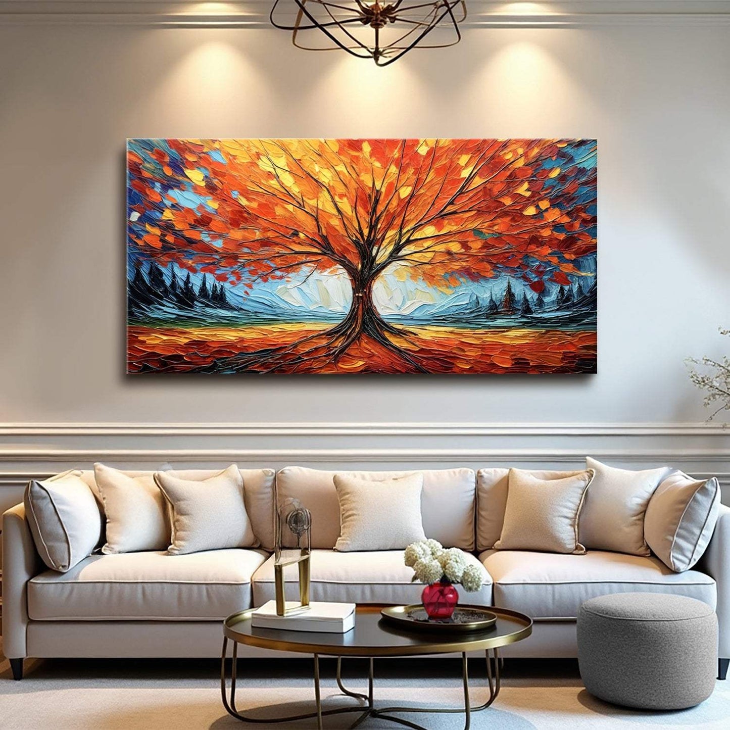 Autumn Fire Wall Art - Tailored Canvases - Flyclothing LLC