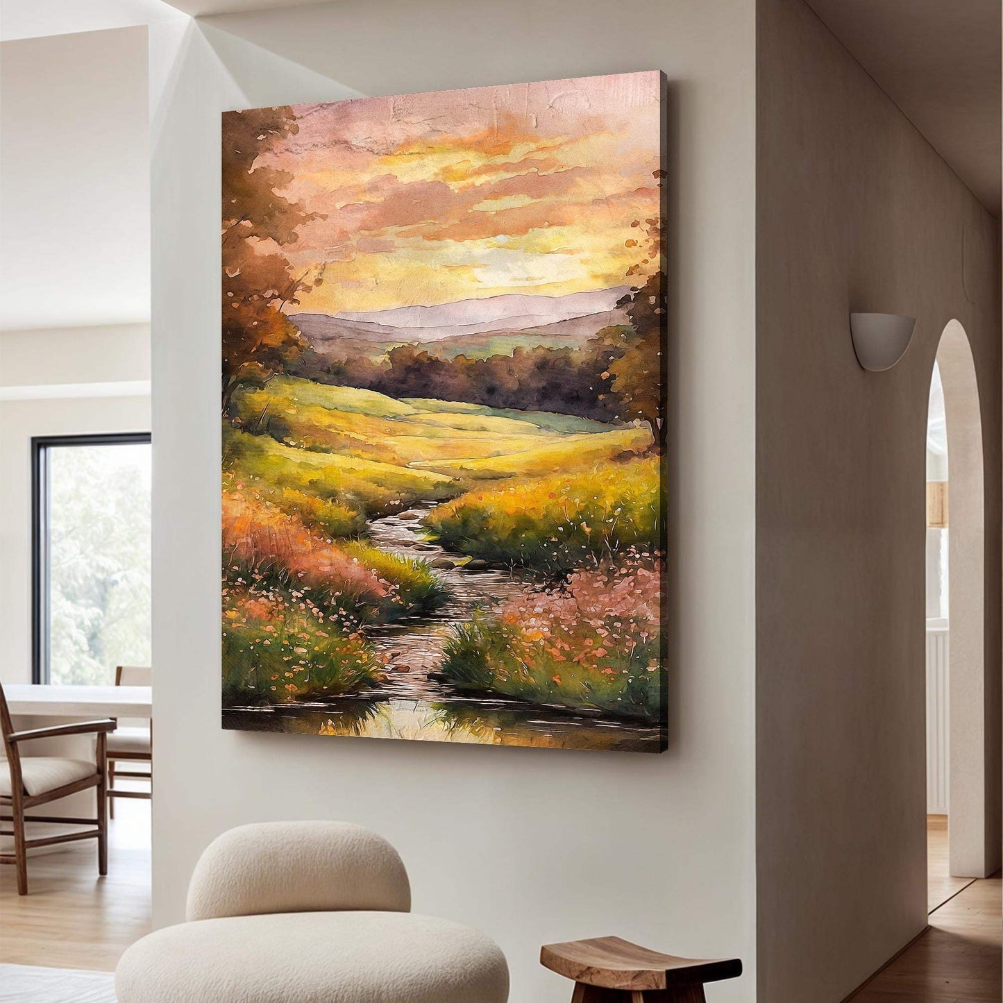 Misty River Wall Art - Tailored Canvases - Flyclothing LLC