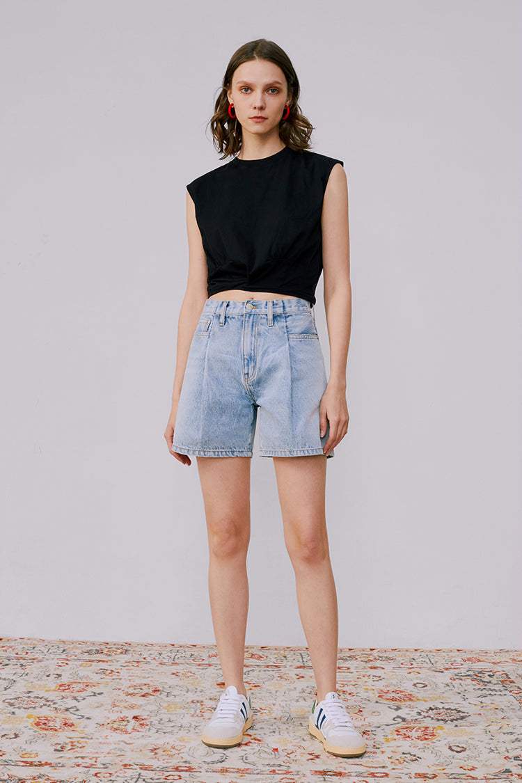 The Pleated Fun Short HJ117 - Hey Joanie - Flyclothing LLC