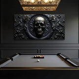 3D Rose and Skull Wall Art VI - Tailored Canvases - Flyclothing LLC
