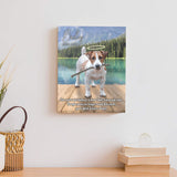 Pet Memorial Sign A Bond That Transcends Time - Tailored Canvases - Flyclothing LLC