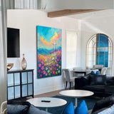 Cross Floral Field Faith Wall Art III - Tailored Canvases - Flyclothing LLC