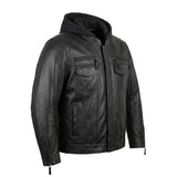 Dragon - Men's Premium Leather Motorcycle Jacket - Unik Just for Bikers - Flyclothing LLC