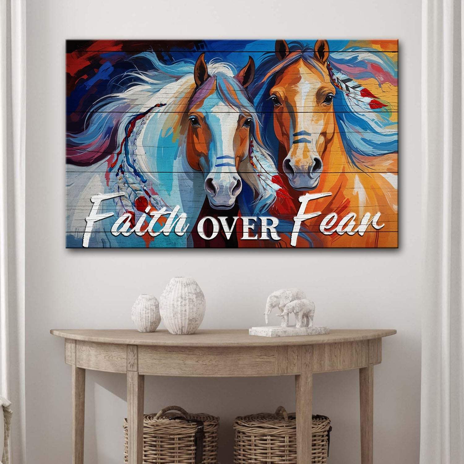 Faith Over Fear Faith Sign IV - Tailored Canvases - Flyclothing LLC