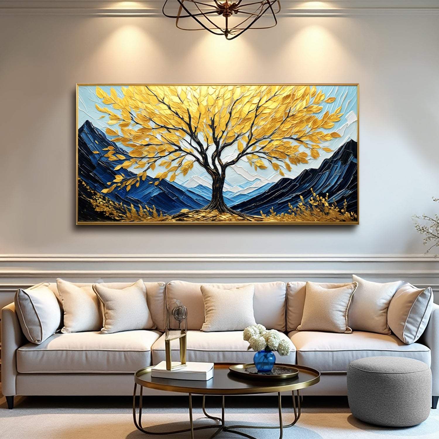 Golden Sanctuary Wall Art - Tailored Canvases - Flyclothing LLC