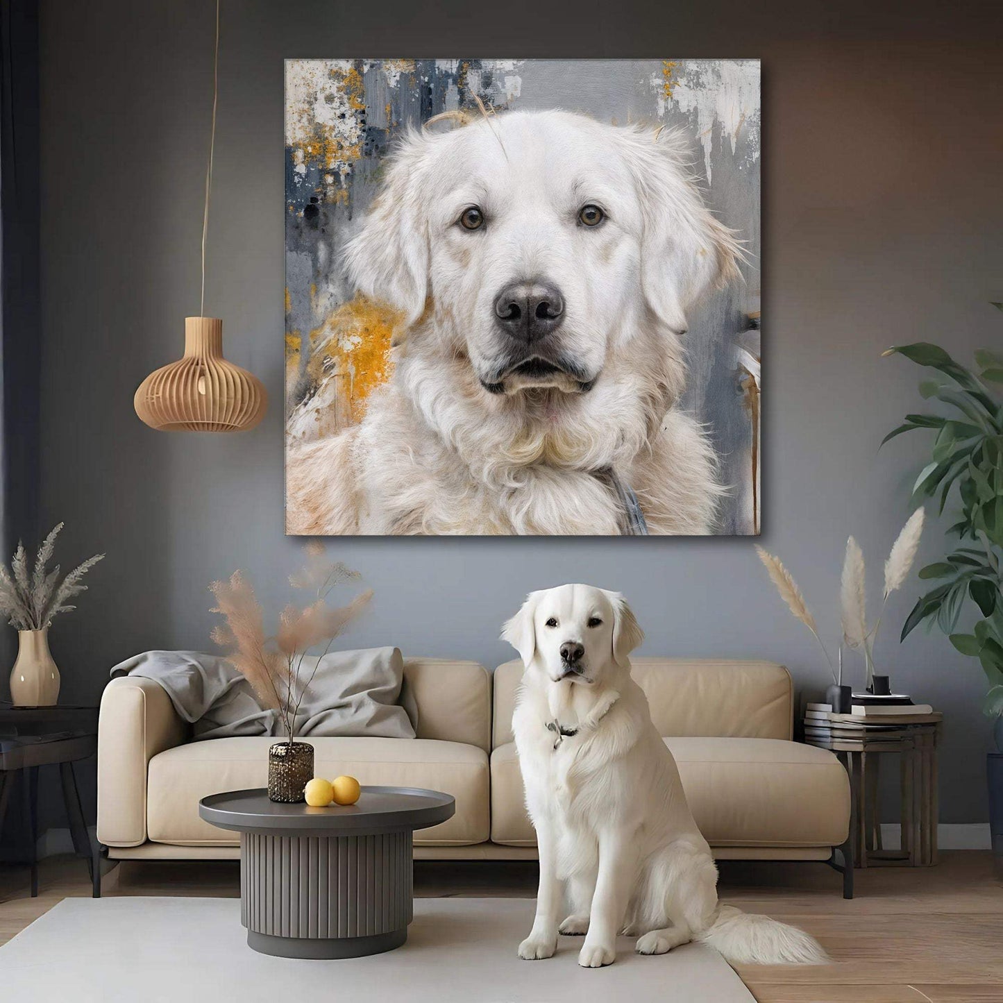 Customized Pet Portrait Abstract Wall Art - Tailored Canvases - Flyclothing LLC