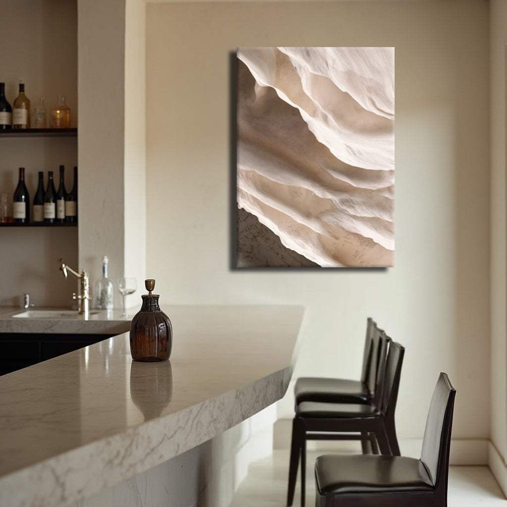 Light Neutral Impasto Wall Art - Tailored Canvases - Flyclothing LLC