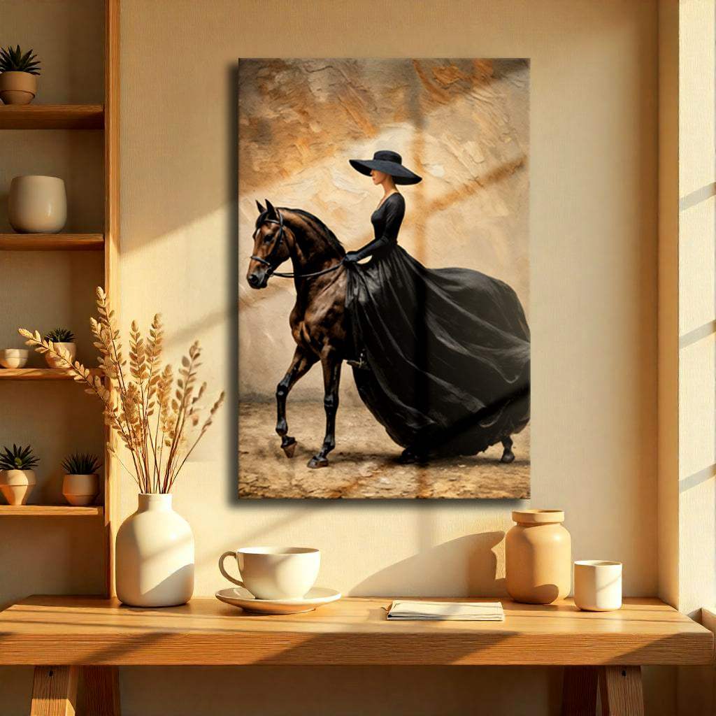 Elegant Equestrian Wall Art - Tailored Canvases - Flyclothing LLC