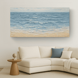 Serene Ocean Wave Coastal Wall Art VI - Tailored Canvases - Flyclothing LLC