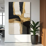 Black White and Gold Wall Art - Tailored Canvases - Flyclothing LLC