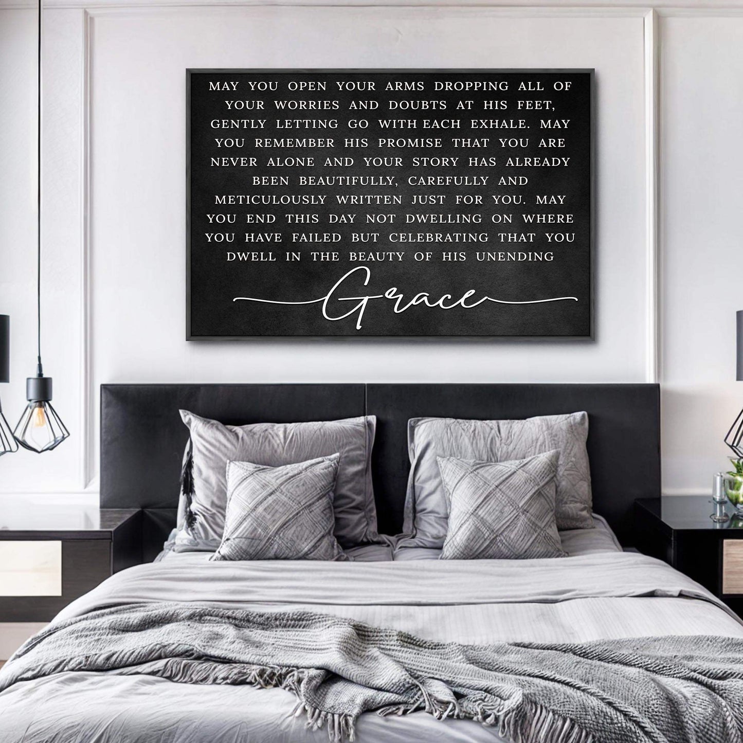 Unending Grace Faith Sign - Tailored Canvases - Flyclothing LLC