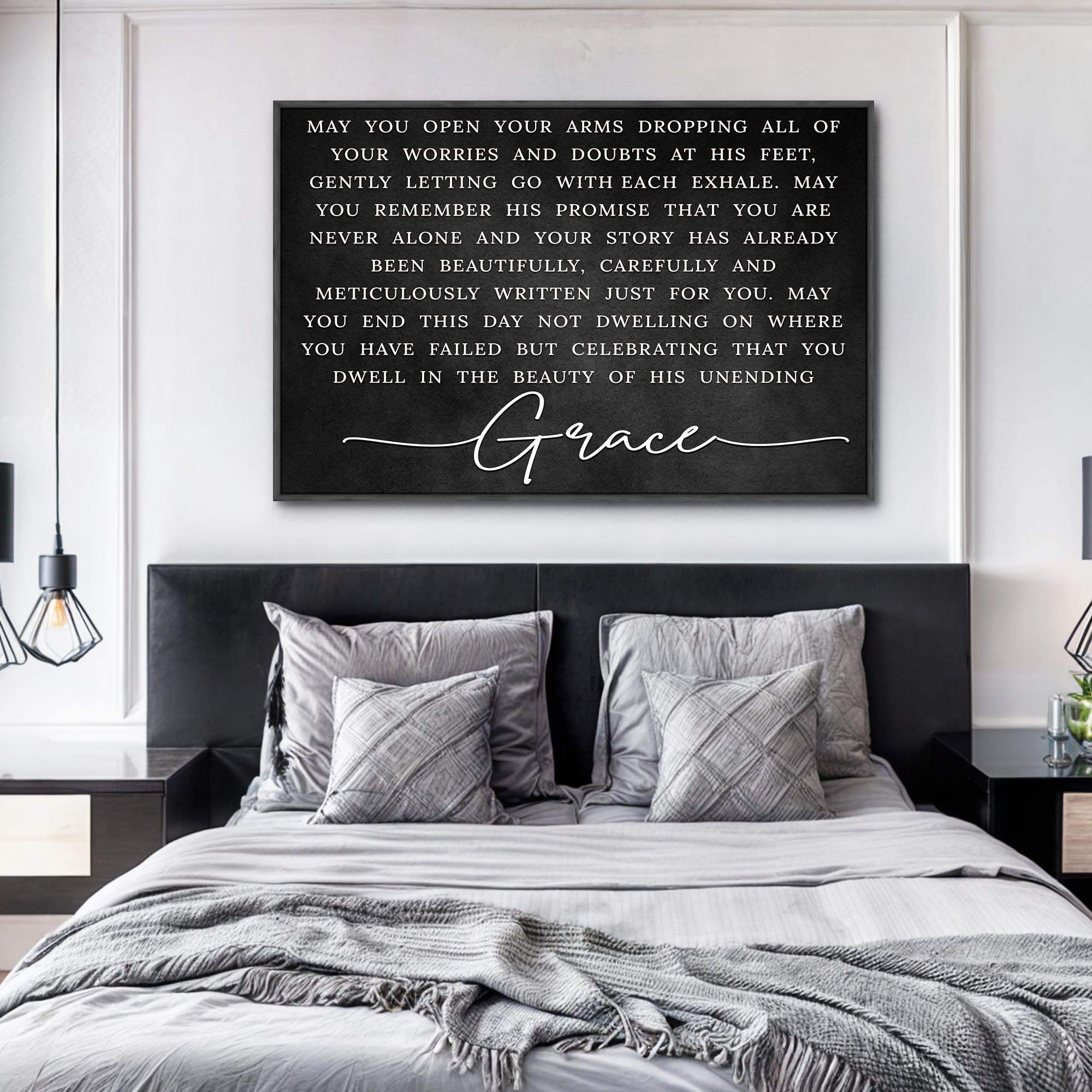 Unending Grace Faith Sign - Tailored Canvases - Flyclothing LLC