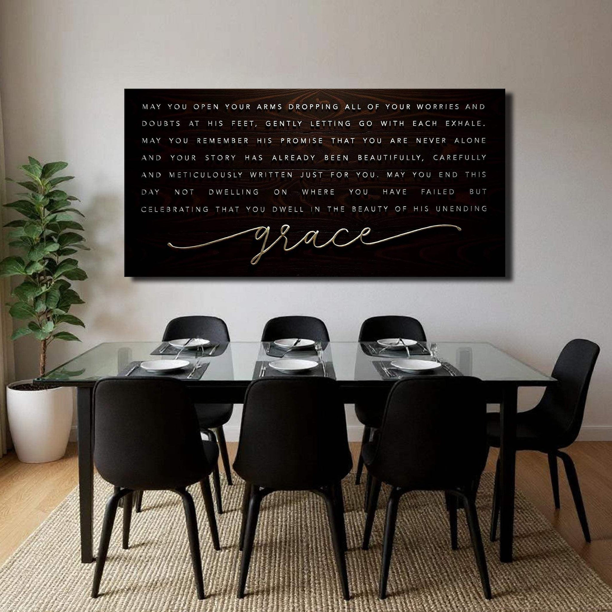 Unending Grace Faith Sign IV - Tailored Canvases - Flyclothing LLC