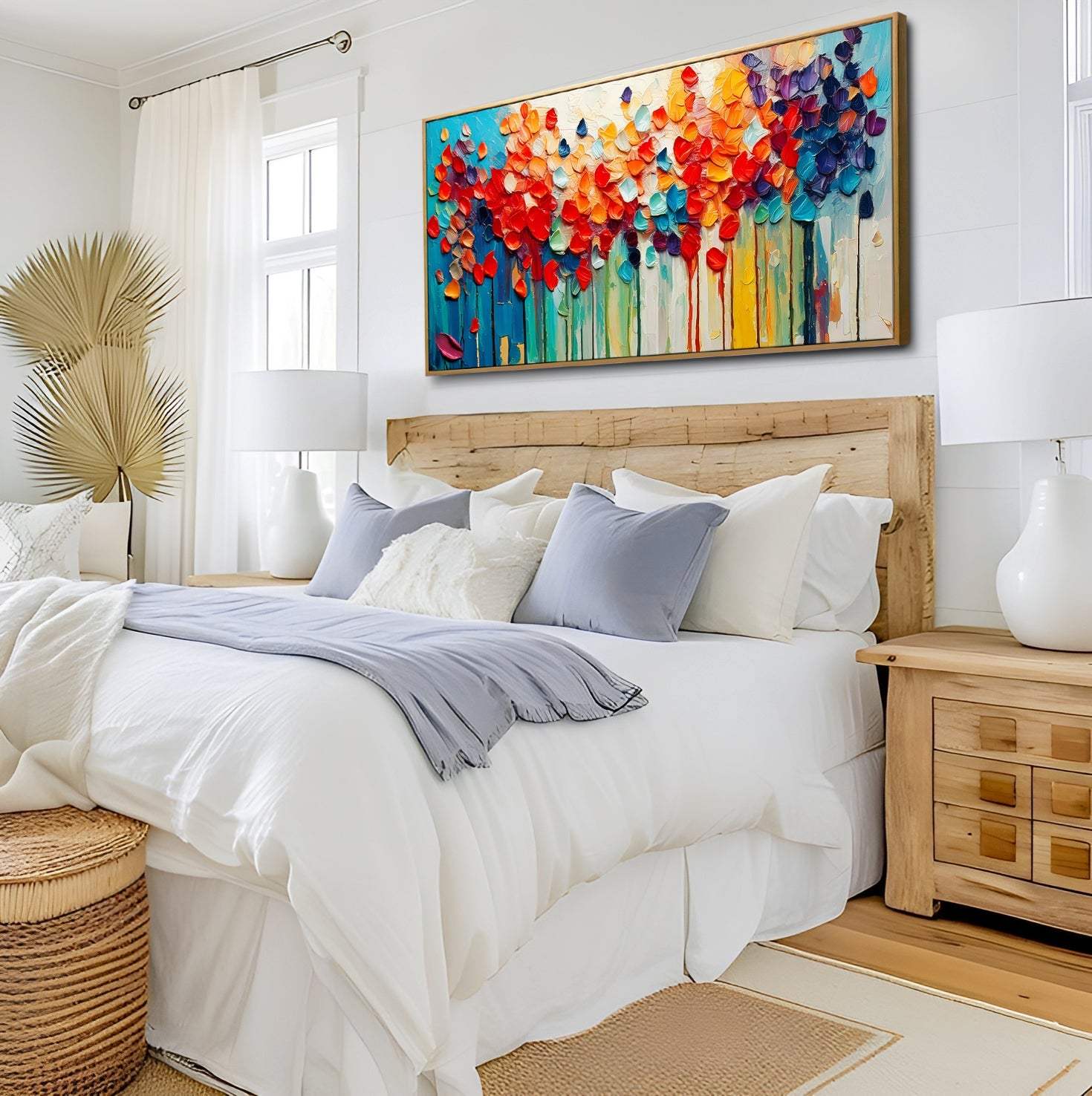 Colorful Petals Wall Art - Tailored Canvases - Flyclothing LLC