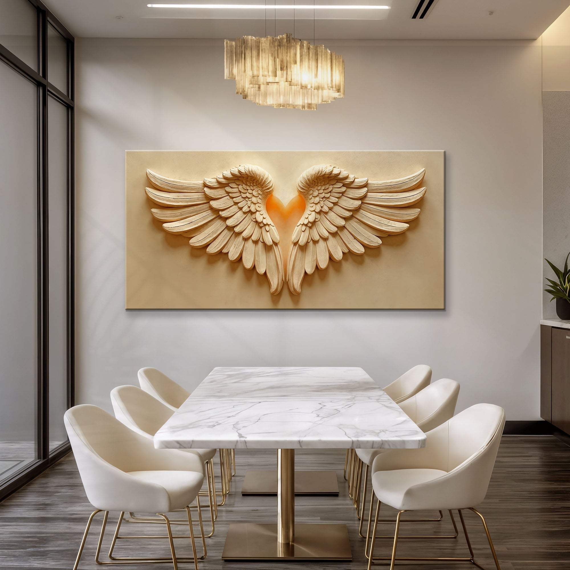 Wings Of Devotion Wall Art - Tailored Canvases - Flyclothing LLC