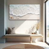 Serene Ocean Wave Coastal Wall Art X - Tailored Canvases - Flyclothing LLC