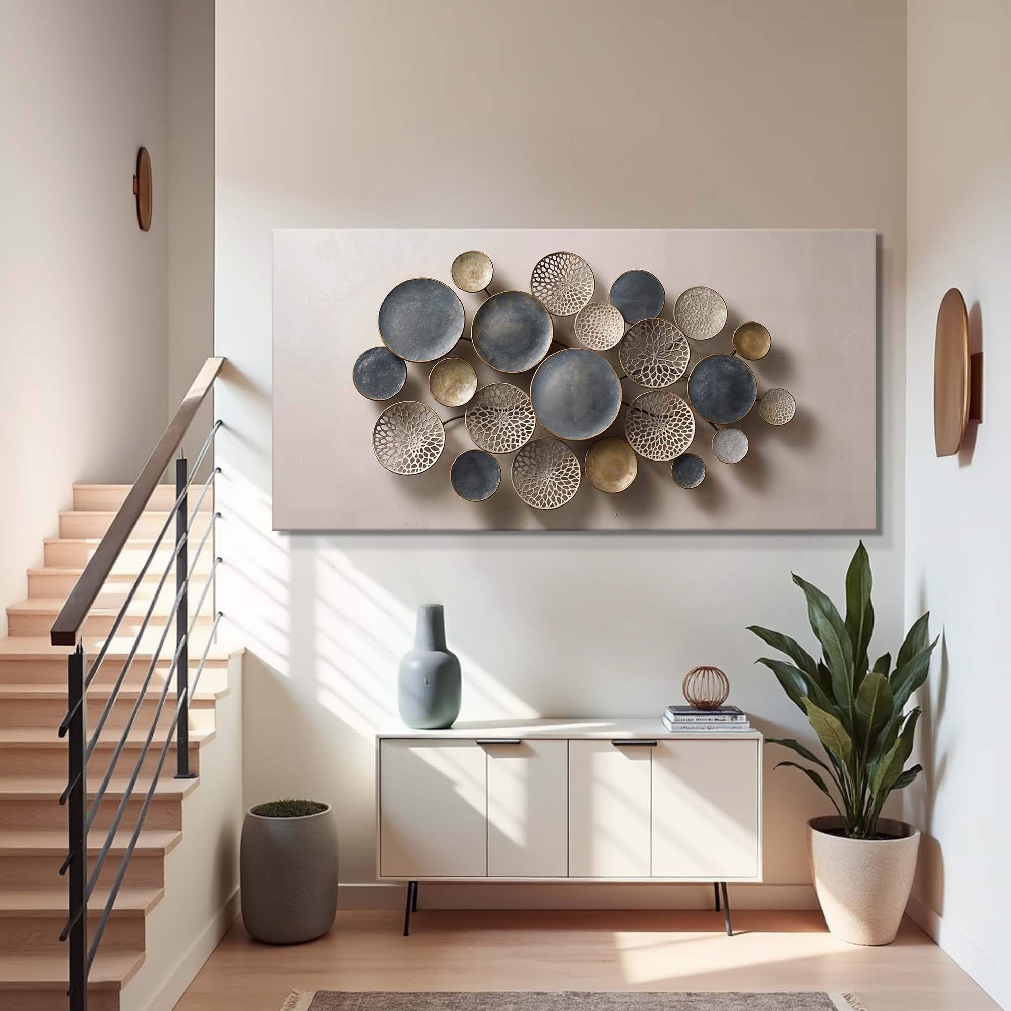 Lotus Leaf Abstract Wall Art IV - Tailored Canvases - Flyclothing LLC