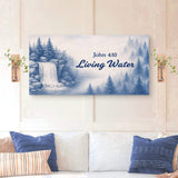 Living Water - John 4:10 Faith Sign - Tailored Canvases - Flyclothing LLC