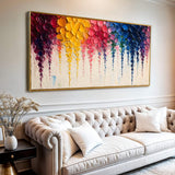 Rainbow Cascade Wall Art - Tailored Canvases - Flyclothing LLC