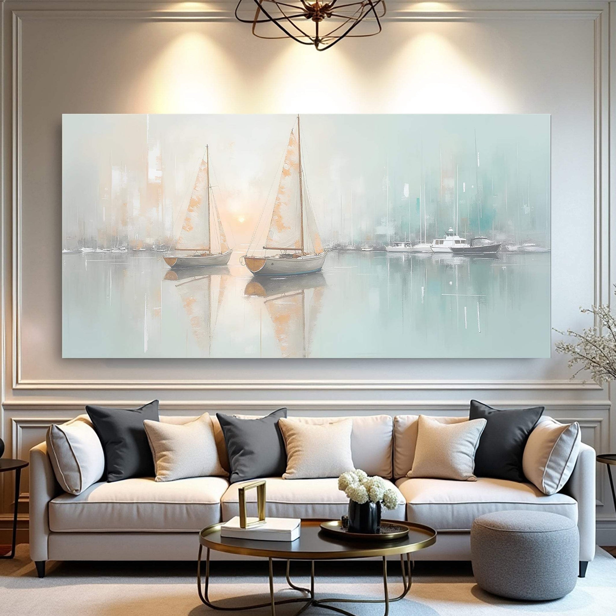 Abstract Pier and Dock Wall Art - Tailored Canvases - Flyclothing LLC
