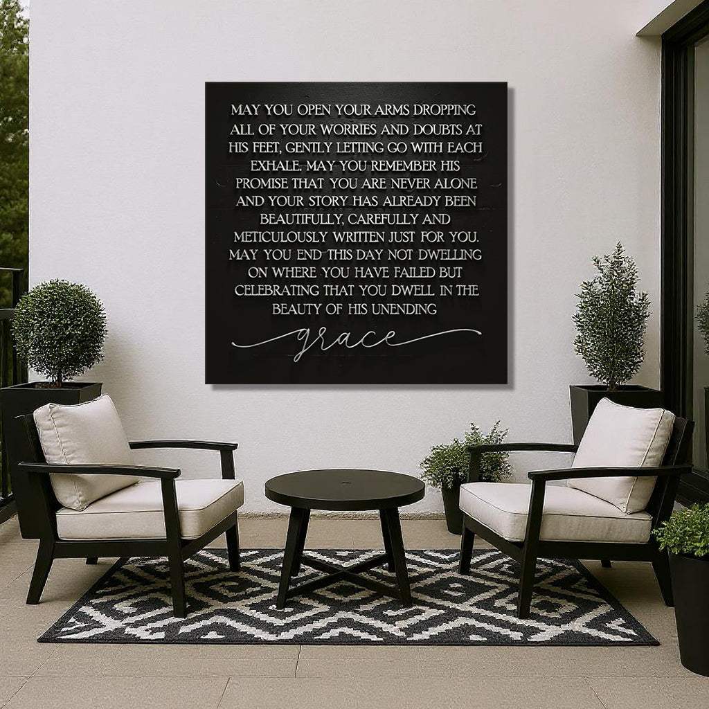 Unending Grace Faith Sign III - Tailored Canvases - Flyclothing LLC