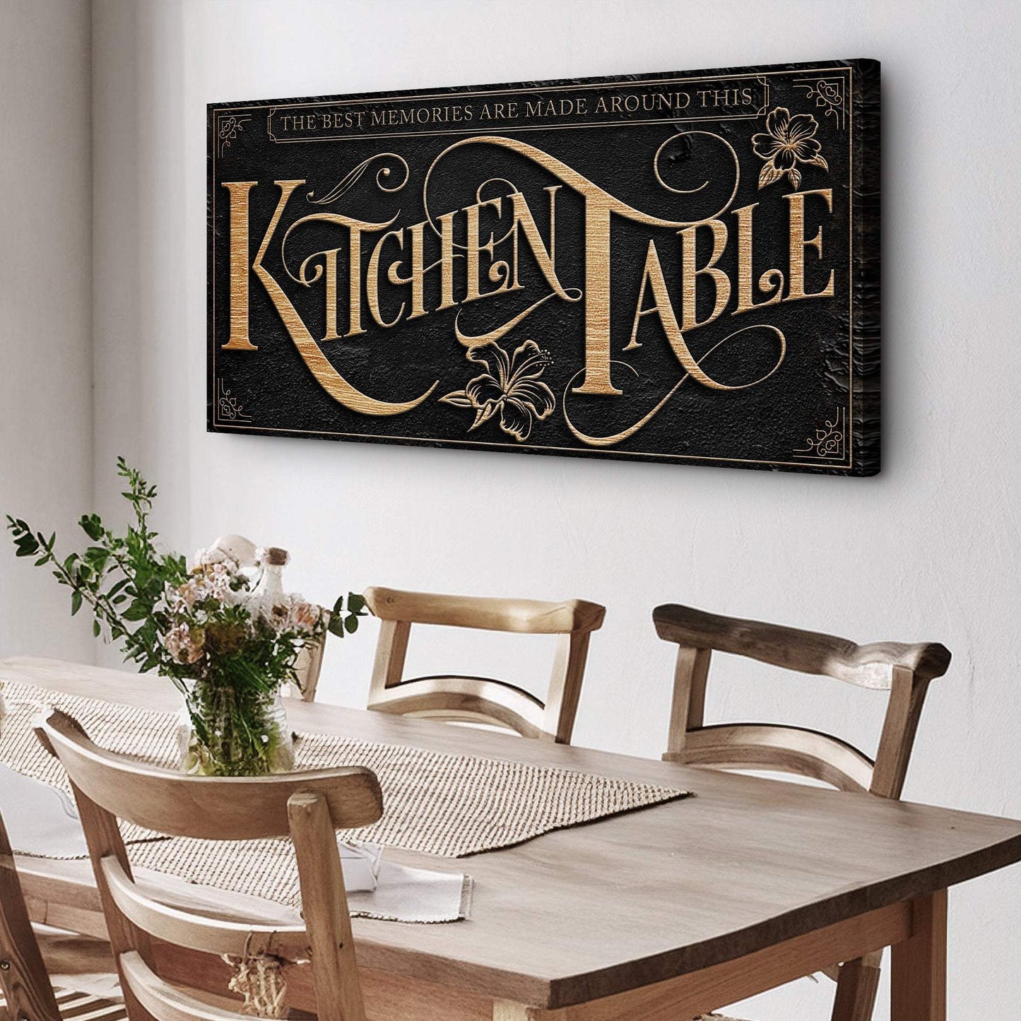 Kitchen Table Sign - Tailored Canvases - Flyclothing LLC