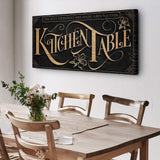Kitchen Table Sign - Tailored Canvases - Flyclothing LLC