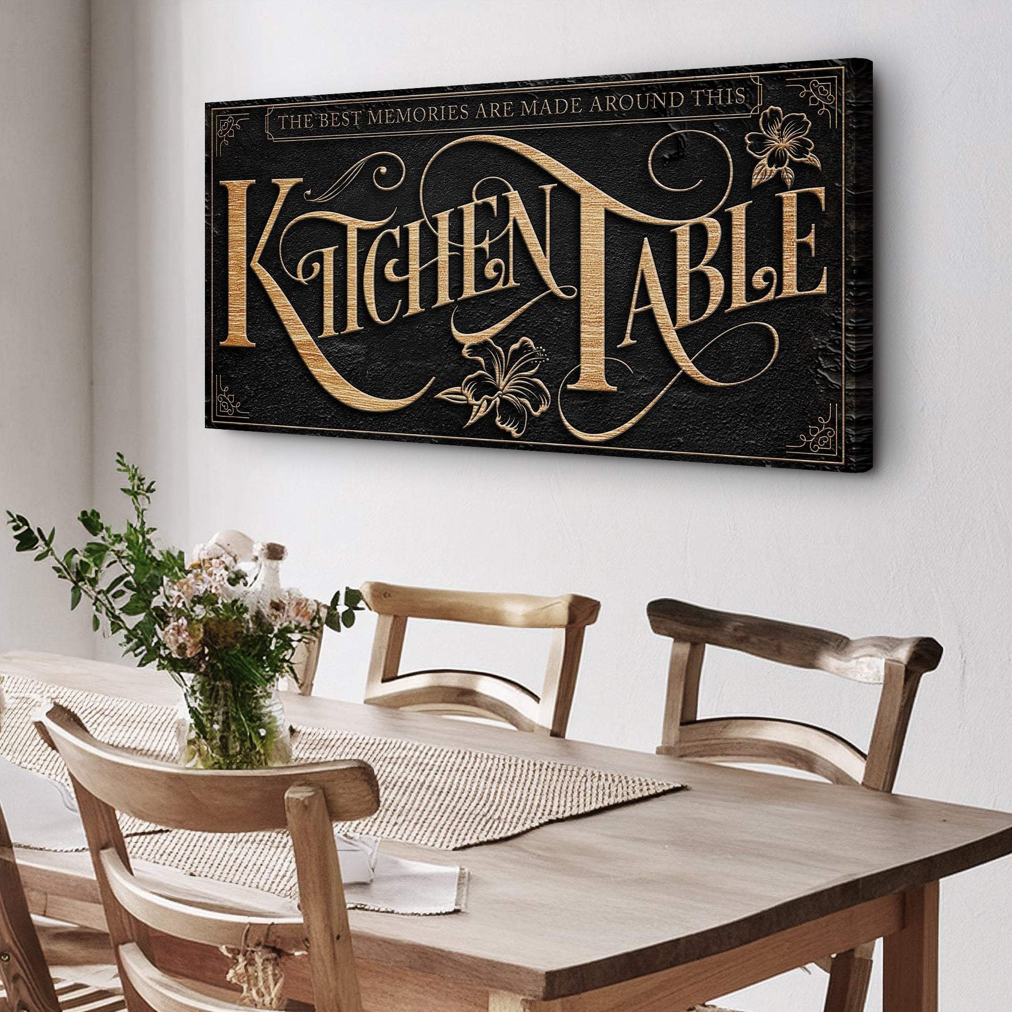Kitchen Table Sign - Tailored Canvases - Flyclothing LLC