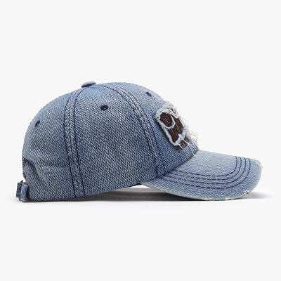Letter Adjustable Cotton Baseball Cap - Trendsi - Flyclothing LLC