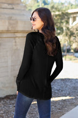 Basic Bae Full Size Round Neck Long Sleeve T-Shirt - ShopBasicbae - Flyclothing LLC