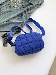 Bubble Texture Adjustable Strap Crossbody Bag - Trendsi