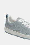 Forever Link Rhinestone Platform Flat Sneakers - Trendsi - Flyclothing LLC