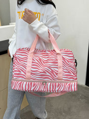 Oxford Cloth Leopard Travel Bag - Trendsi