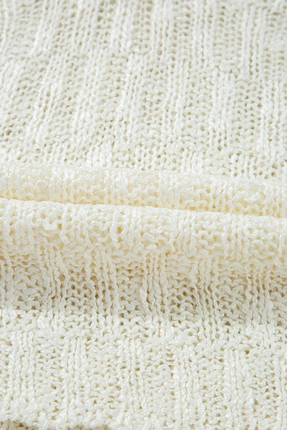 Notched Cap Sleeve Knit Top - Trendsi - Flyclothing LLC