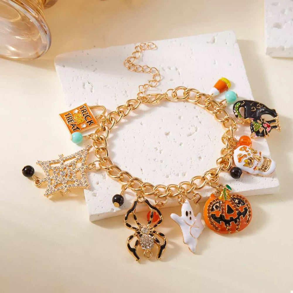 18K Gold-Plated Halloween Theme Bracelet - Trendsi - Flyclothing LLC