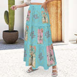Baha Ranch Retro Pop Western Prairie Maxi Skirt - Baha Ranch Western Wear - Flyclothing LLC