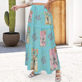 Baha Ranch Retro Pop Western Prairie Maxi Skirt - Baha Ranch Western Wear - Flyclothing LLC