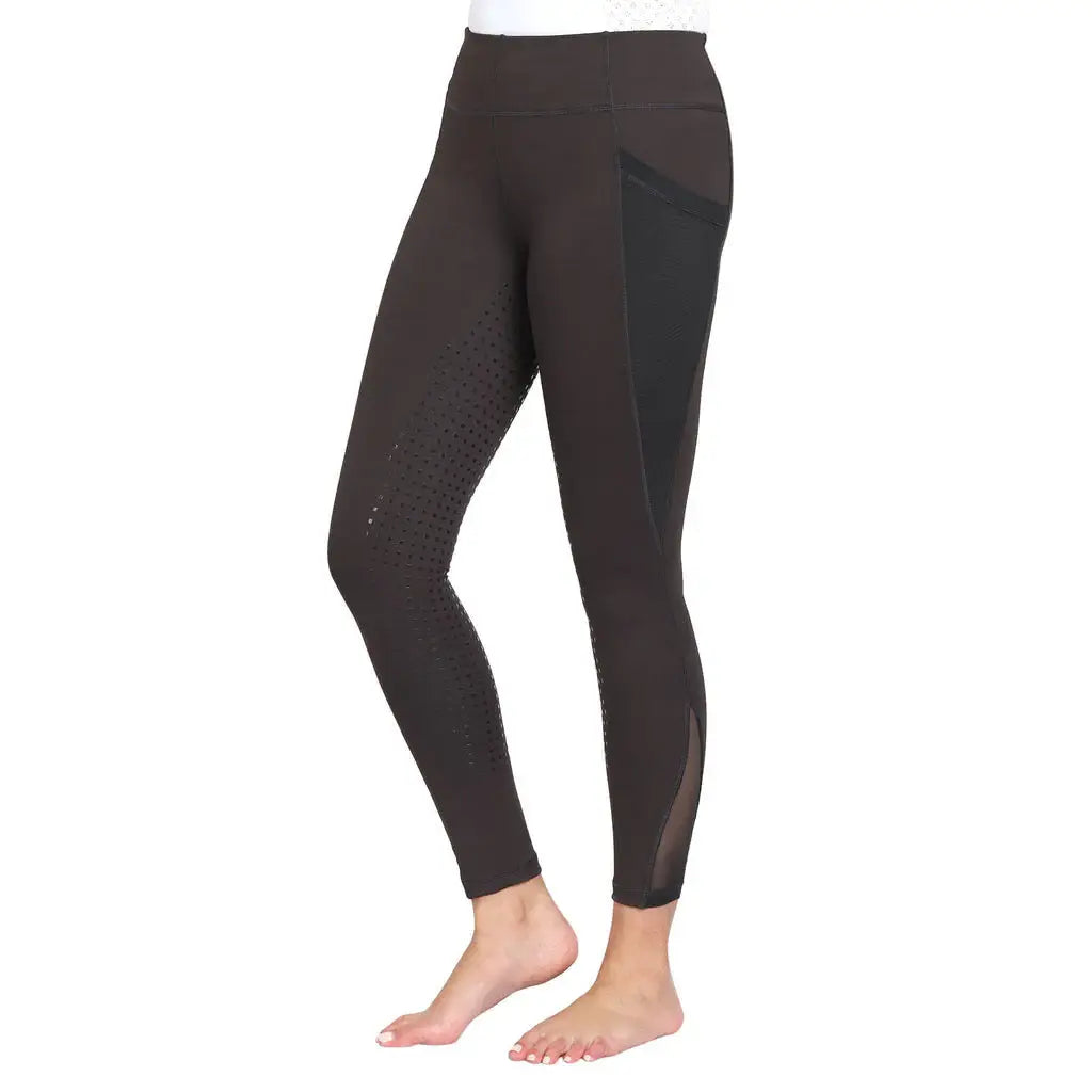 TuffRider Ladies Minerva EquiCool Full Seat Tights - Breeches.com - Flyclothing LLC