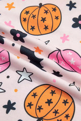 Halloween Pumpkin Print Long Sleeve Home Wear Lounge Set - Trendsi - Flyclothing LLC