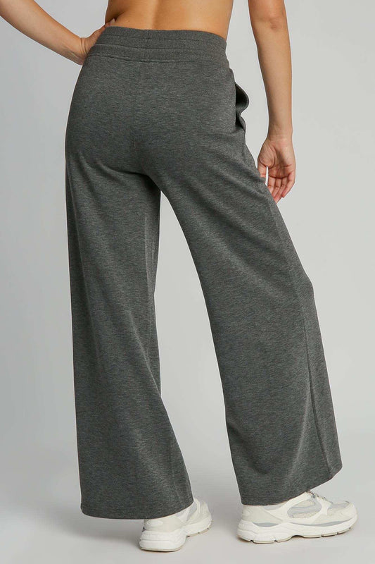 Umgee Full Size Drawstring Wide Leg Pants with Pockets - Trendsi - Flyclothing LLC
