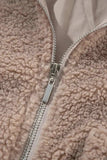 Zip Up Long Sleeve Plush Jacket - Trendsi - Flyclothing LLC